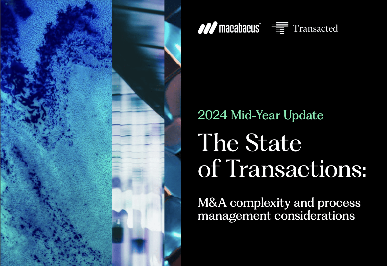 2024 Mid-Year Update The State of Transactions: M&A complexity and process management considerations Macabacus Transacted