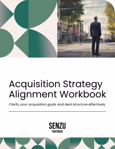 Senzu Partners Acquisition Strategy Alignment Workbook